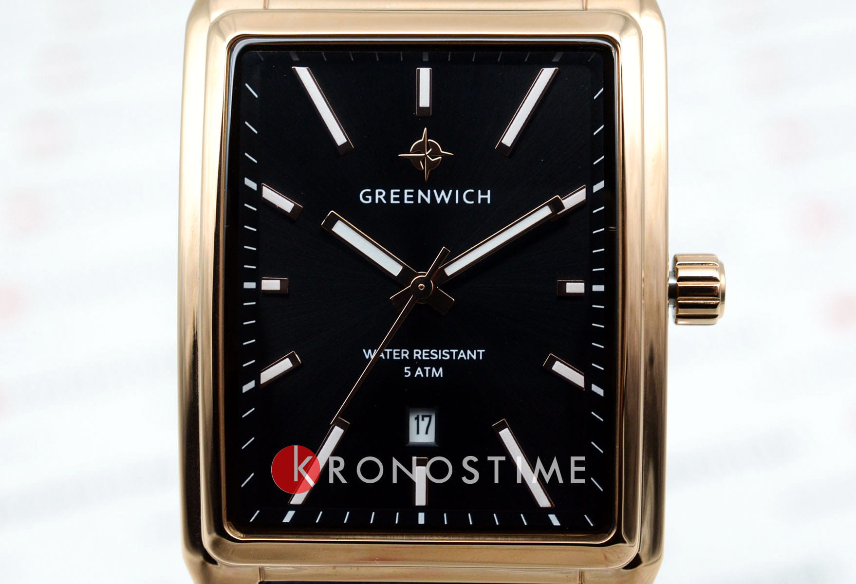 Greenwich Greenwich Galeon GW 571.41.11 мужские часы черный циферблат на запястье